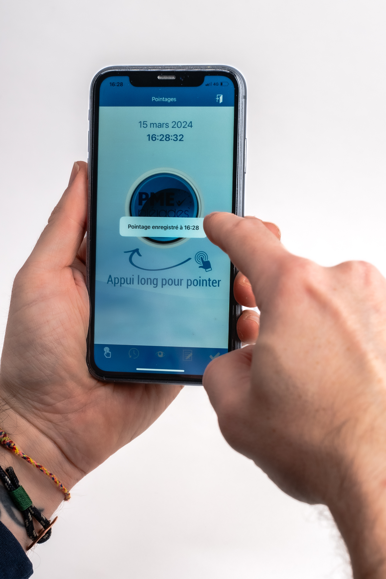 Application mobile AGS-SOFT de pointage